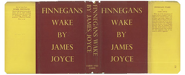 ''Finnegans Wake'' - obwoluta oryginalnej okładki z 1939 r.