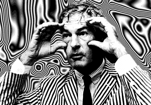 Guru LSD i bohater książki Higgsa, Timothy Leary.