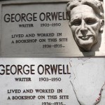 Ukradziono płaskorzeźbę George’a Orwella