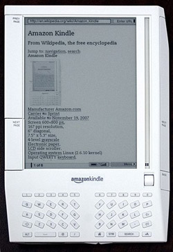 pierwszy model Kindle