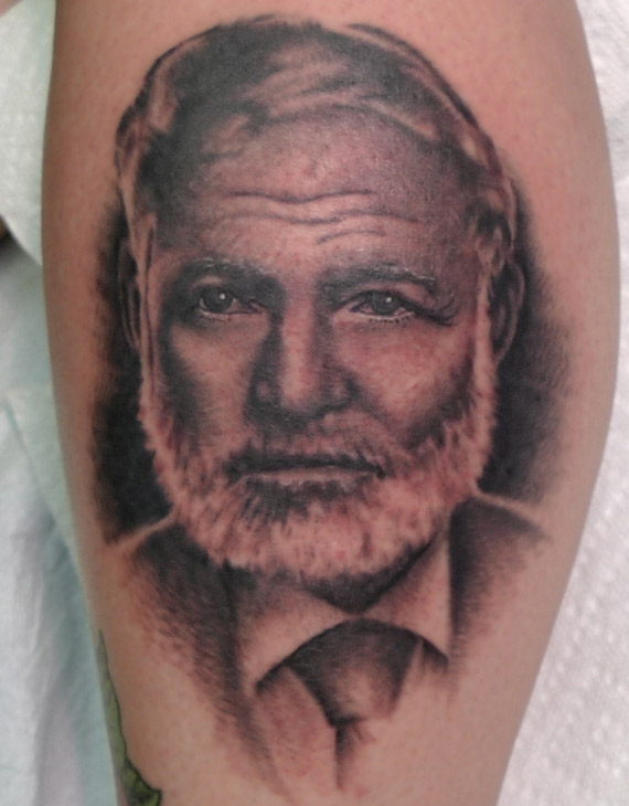 podobizna Ernesta Hemingwaya
