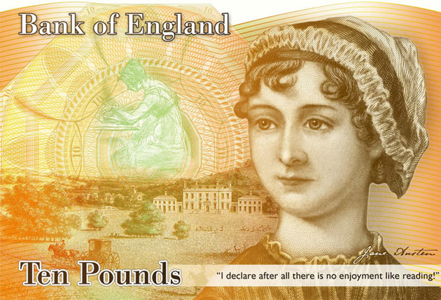 Jane Austen - banknot