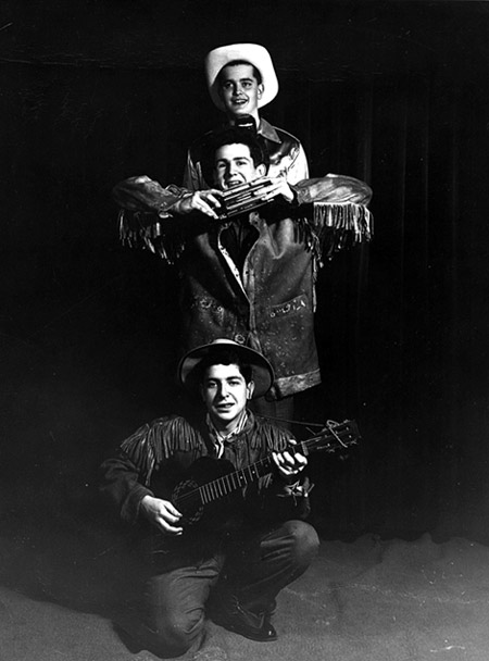 The Buckskins Boys - Chłopcy z Koźlej Skórki: Terry Davis, Mike Doddman i Leonard, 1952