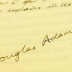 W szkolnej szafce odnaleziono młodzieńczy wiersz Douglasa Adamsa
