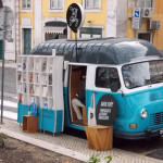 Książkowy van w Lizbonie