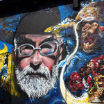 Graffiti w hołdzie Terry’emu Pratchettowi