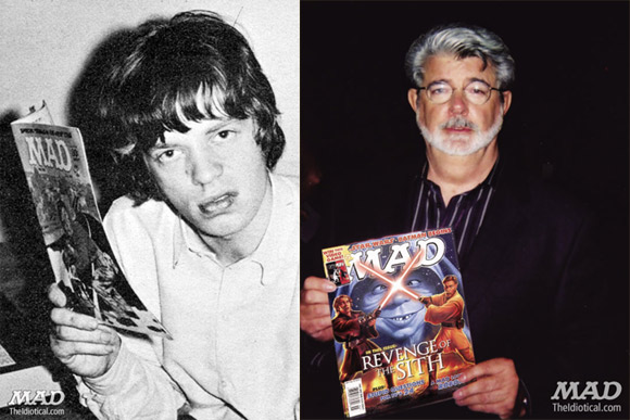 Mick Jagger i George Lucas.
