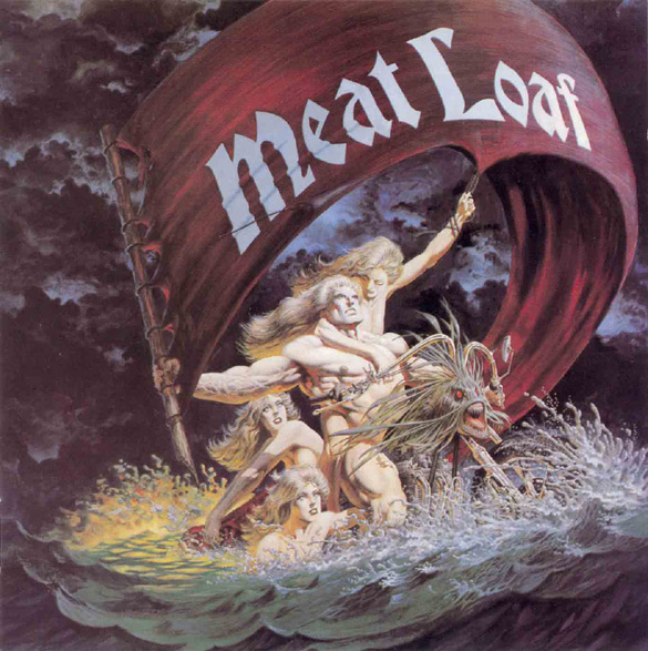 Okładka Berniego Wrightsona do płyty Meat Loafa "Dead Ringer".