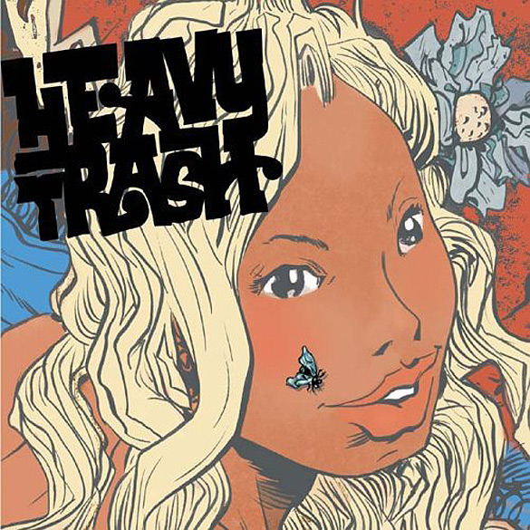 Okładka Paula Pope'a do płyty Jona Spencera & Matta Verty-Raya "Heavy Trash".