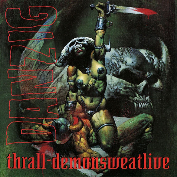 Okładka Simona Bisleya do płyty Danzig "Thrall: Demonsweatlive".