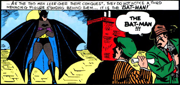 Pierwszy występ Batmana w 27. zeszycie "Detective Comics".