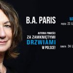 B. A. Paris przyjeżdża do Polski. Autorka spotka się z czytelnikami w Warszawie i Krakowie